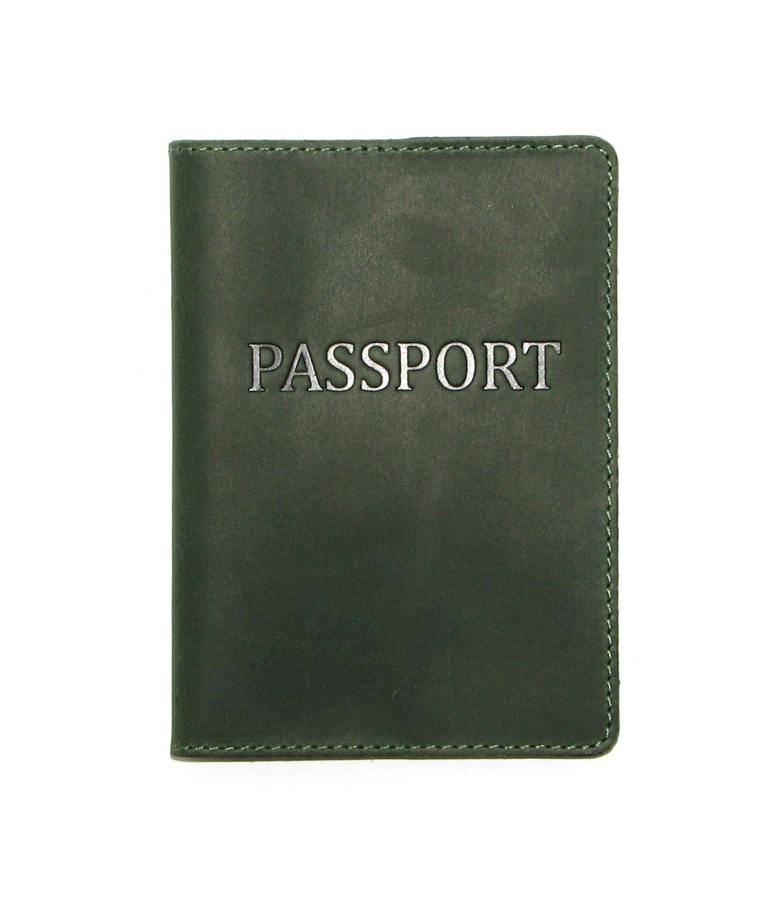 Шкіряна Обкладинка на Паспорт DNK Leather Passport-H зелена
